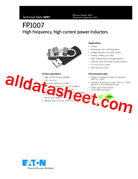 FP1007R2-R30-R Datasheet PDF - Eaton All Rights Reserved.