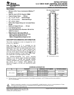 SN74ALVCF162835DL Datasheet PDF - Texas Instruments