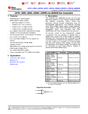 LM393DGKRG4 Datasheet PDF - Texas Instruments