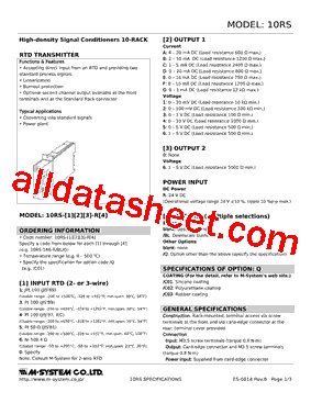 10RS-3F-R0-R Datasheet PDF - M-System Co.,Ltd.