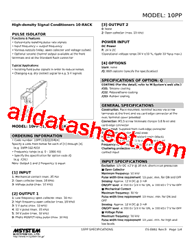 10PP-252-R Datasheet PDF - M-System Co.,Ltd.