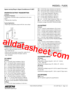 FUDS-5WD-R./Q Datasheet PDF - M-System Co.,Ltd.