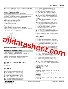 FRTD-R-DB-R Datasheet PDF - M-System Co.,Ltd.