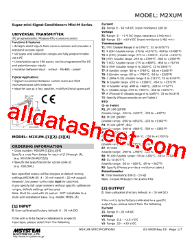 M2XUM-R2Z1-R Datasheet PDF - M-System Co.,Ltd.
