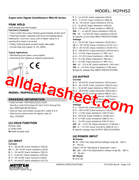 M2PHS2W-2B-R2/Q Datasheet PDF - M-System Co.,Ltd.