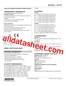 M2TT-3F-R2/K Datasheet PDF - M-System Co.,Ltd.