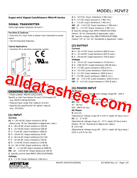 M2VF2-015-R2/CE Datasheet PDF - M-System Co.,Ltd.