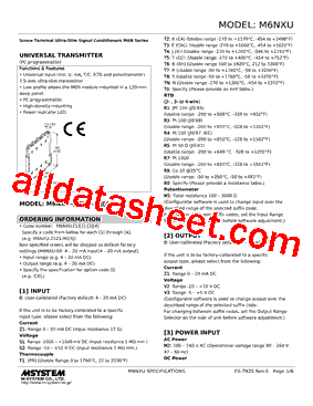 M6NXU-R3Z1-R Datasheet PDF - M-System Co.,Ltd.