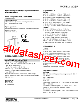 W2SP-2DB-R2/CE Datasheet PDF - M-System Co.,Ltd.