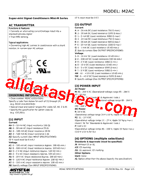 M2AC-AD4-R2/CE Datasheet PDF - M-System Co.,Ltd.