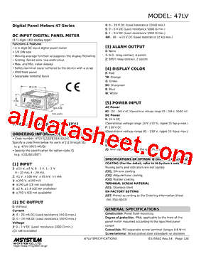 47LV-1D0YR-R Datasheet PDF - M-System Co.,Ltd.