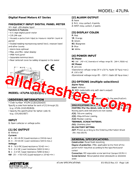 47LPA-1A0YR-R Datasheet PDF - M-System Co.,Ltd.