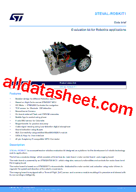 STEVAL-ROBKIT1 Datasheet PDF - STMicroelectronics