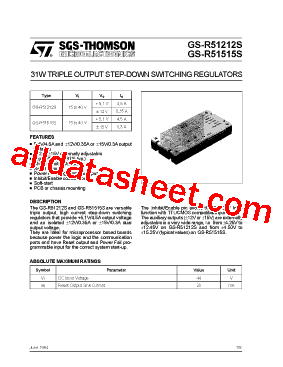 GS-R51515S Datasheet PDF - STMicroelectronics