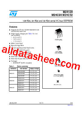 M24C32-RMB3 Datasheet PDF - STMicroelectronics