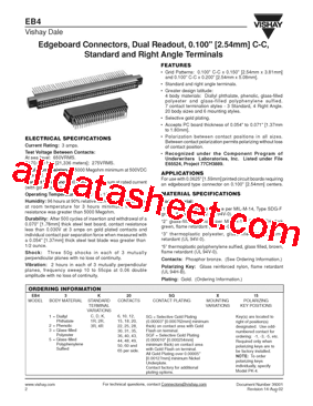 EB412R28 Datasheet PDF - Vishay Siliconix