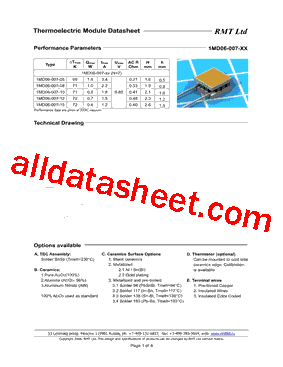 1MD06007 Datasheet PDF - RMT Ltd.