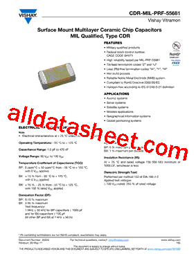 CDR33BP102BFURAJ Datasheet PDF - Vishay Siliconix