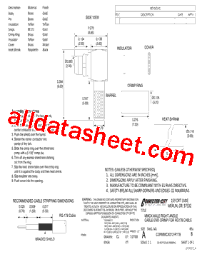 CONMMCX012-R178 Datasheet PDF - List of Unclassifed Manufacturers