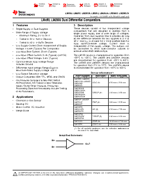 LM393DGKR Datasheet PDF - Texas Instruments