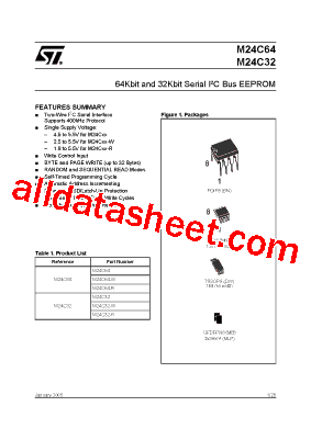 M24C32-RMB6TP Datasheet PDF - STMicroelectronics